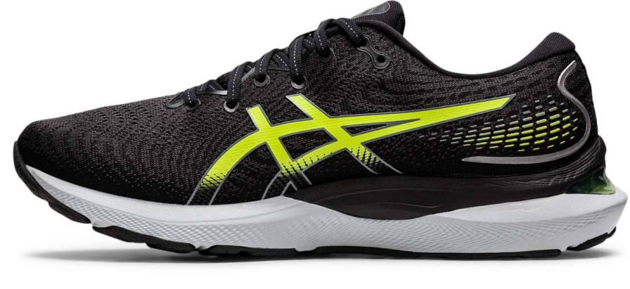 Asics * | Asics Men'S Gel-Cumulus 24 (002 Black/Hazard Green)