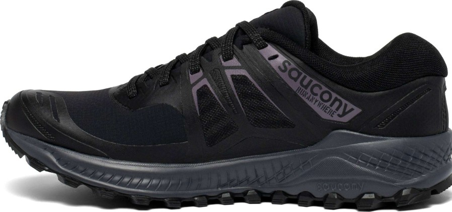 Saucony * | Saucony Women'S Peregrine Ice+ (2 Black/Lavender)