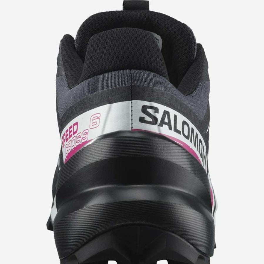 Salomon * | Salomon Women'S Speedcross 6 (Ebony/White/Very Berry)