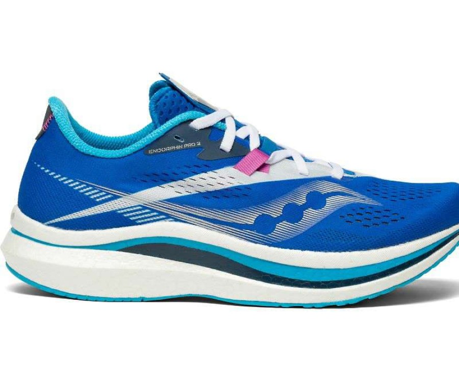 Saucony * | Saucony Women'S Endorphin Pro 2 (30 Royal/White)