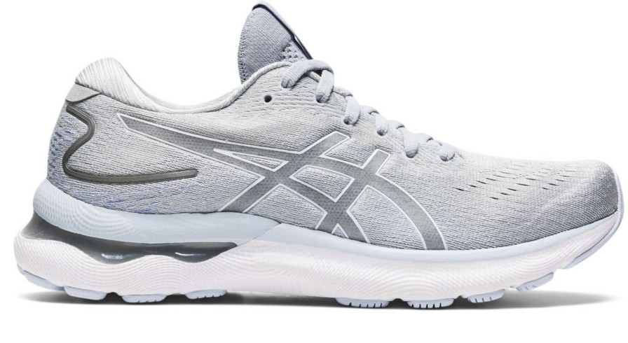 Asics * | Asics Women'S Gel-Nimbus 24 (021 Piedmont Grey/White)