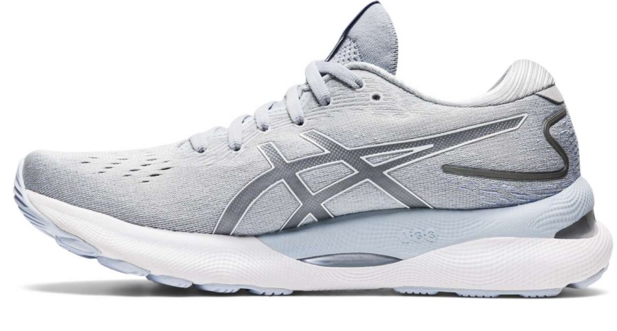 Asics * | Asics Women'S Gel-Nimbus 24 (021 Piedmont Grey/White)