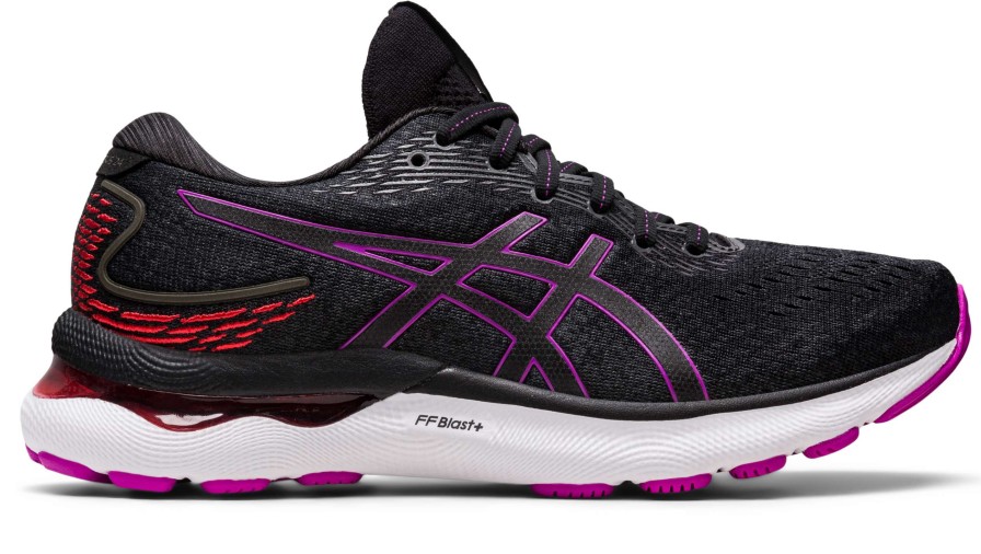 Asics * | Asics Women'S Gel-Nimbus 24 (004 Black/Orchid)