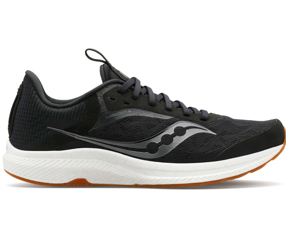 Saucony * | Saucony Men'S Freedom 5 (12 Black/Gum)