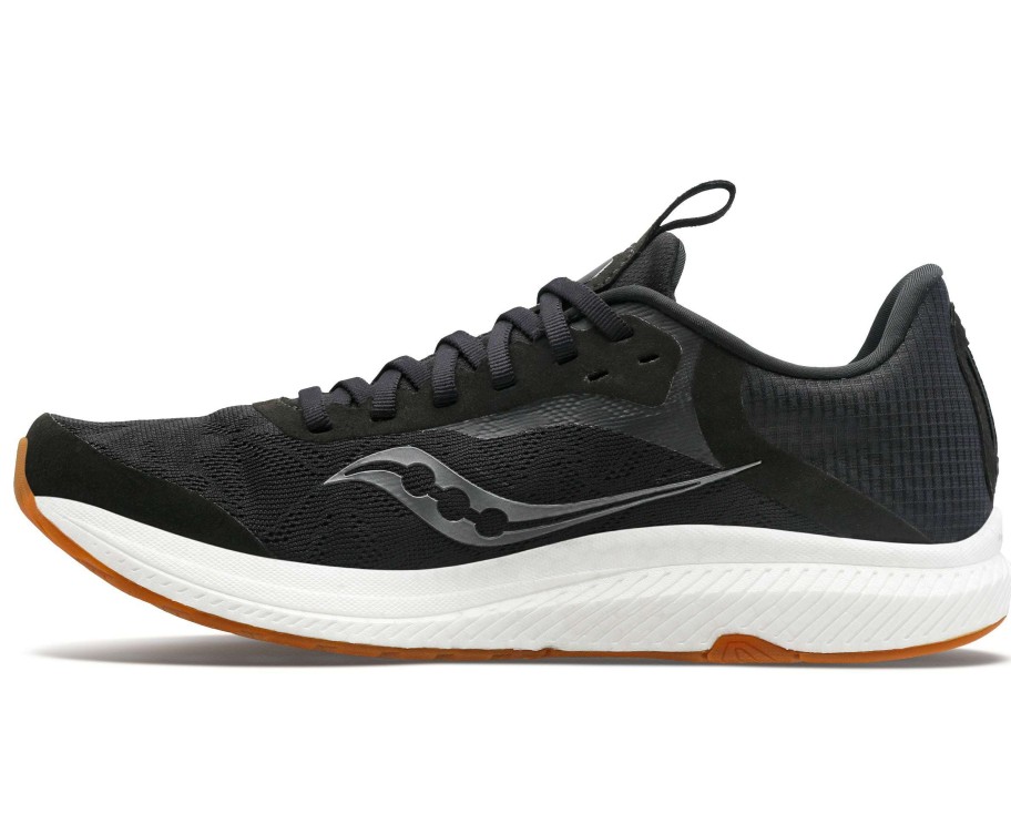 Saucony * | Saucony Men'S Freedom 5 (12 Black/Gum)