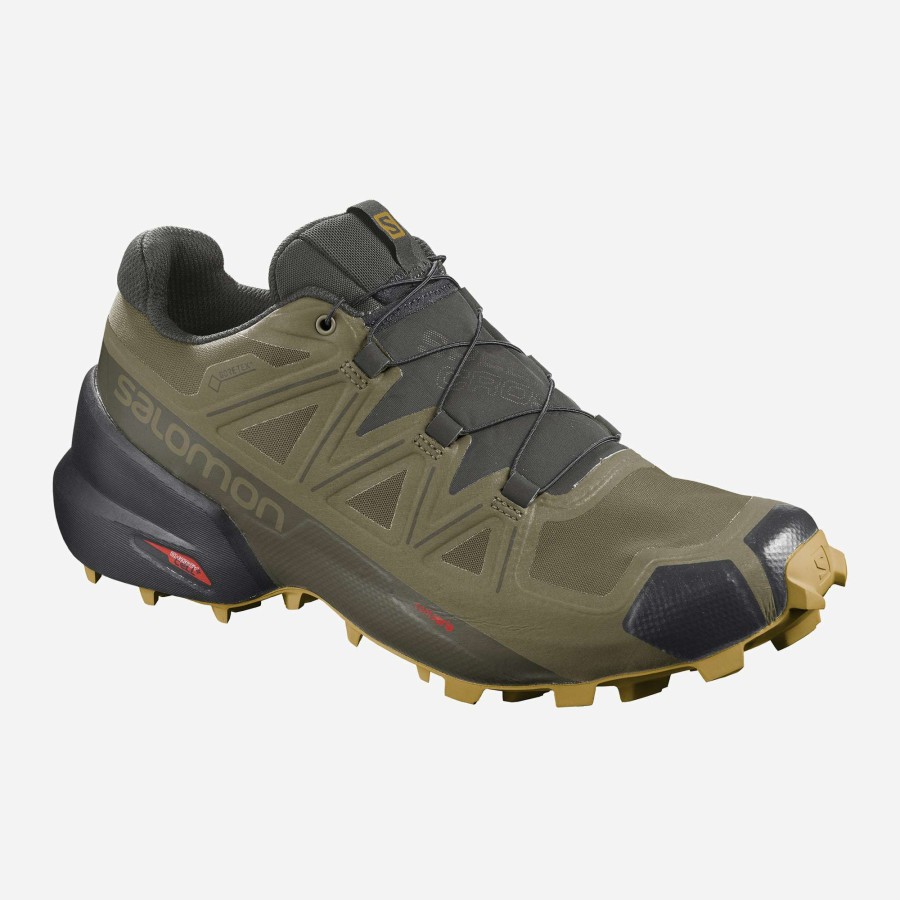 Salomon * | Salomon Men'S Speedcross 5 Gtx (Martini Olive/Peat/Arrowwood)