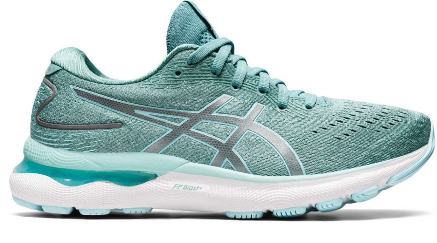 Asics * | Asics Women'S Gel-Nimbus 24 (300 Sage/Clear Blue)