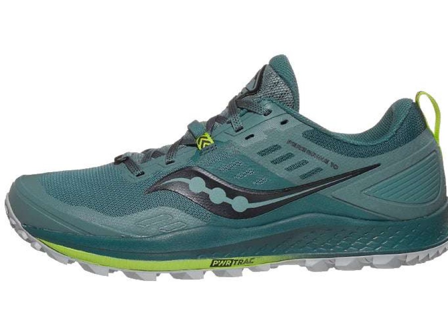 Saucony * | Saucony Men'S Peregrine 10 (30 Steel/Green)