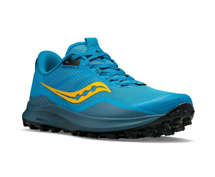 Saucony * | Saucony Men'S Peregine 12 (32 Ocean/Black)