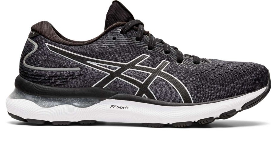 Asics * | Asics Women'S Gel-Nimbus 24 (001 Black/Pure Silver)