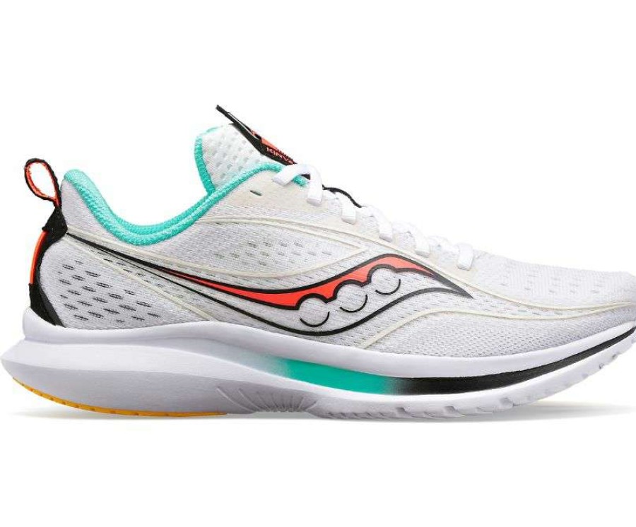 Saucony * | Saucony Women'S Kinvara 13 (84 White/Black/Vizi)