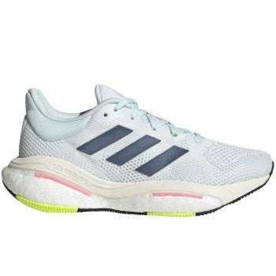 Adidas * | Adidas Women'S Solar Glide 5 (Footwear White/Wonder Steel/Beam Pink)