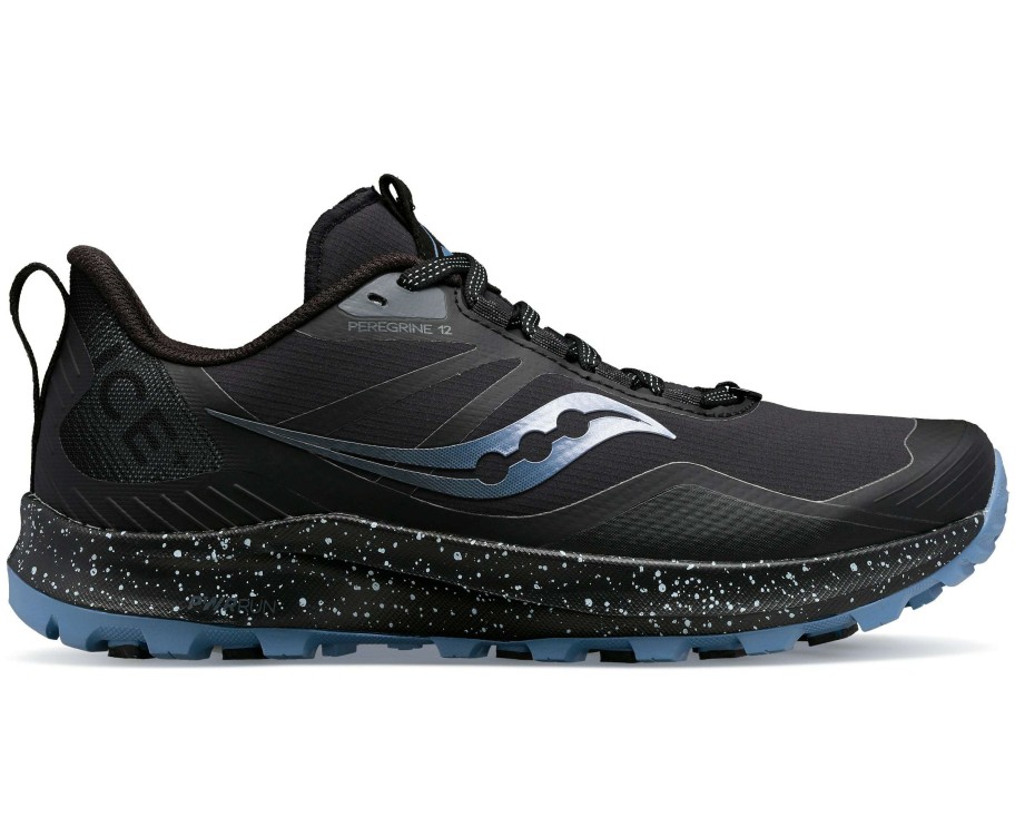 Saucony * | Saucony Women'S Peregrine Ice+ 3 (10 Black/Summit)