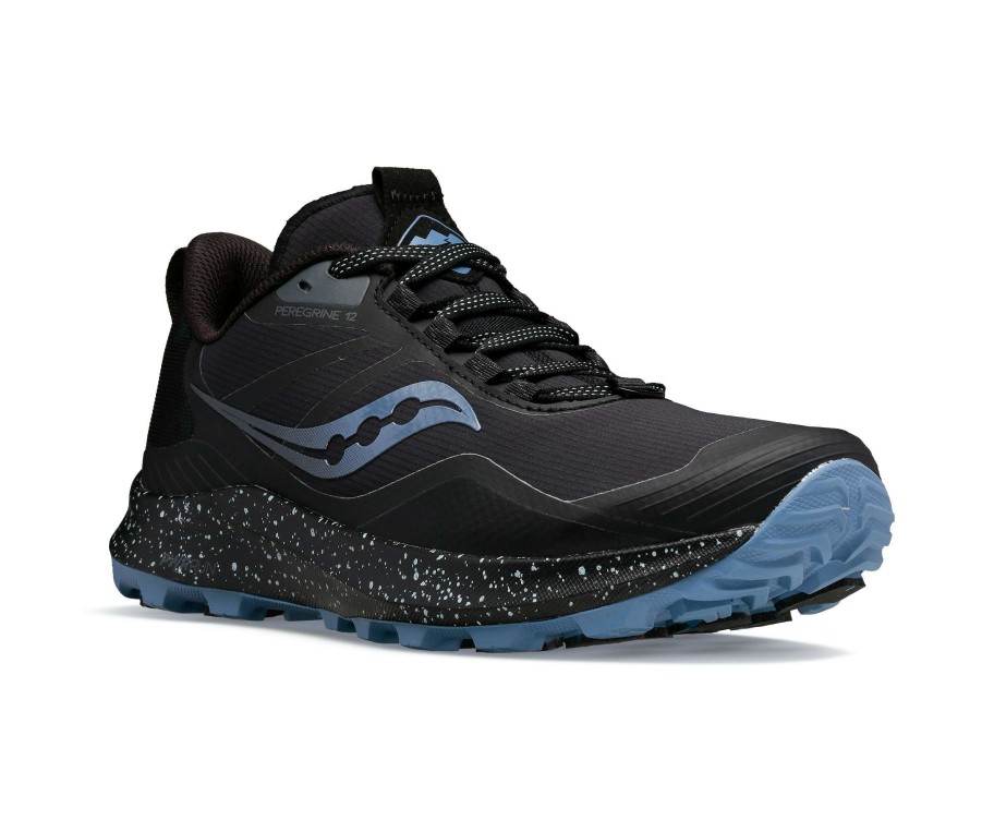 Saucony * | Saucony Women'S Peregrine Ice+ 3 (10 Black/Summit)