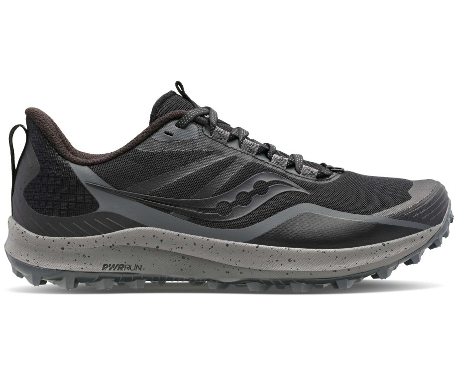 Saucony * | Saucony Men'S Peregrine 12 (05 Black/Charcoal)