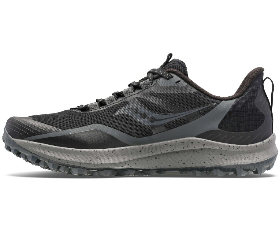 Saucony * | Saucony Men'S Peregrine 12 (05 Black/Charcoal)