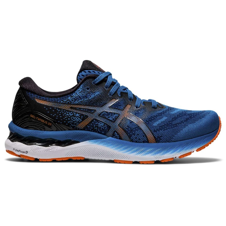 Asics * | Asics Men'S Gel-Nimbus 23 (400 Reborn Blue/Black)