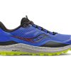 Saucony * | Saucony Men'S Peregrine 12 (25 Blue Raz/Acid)