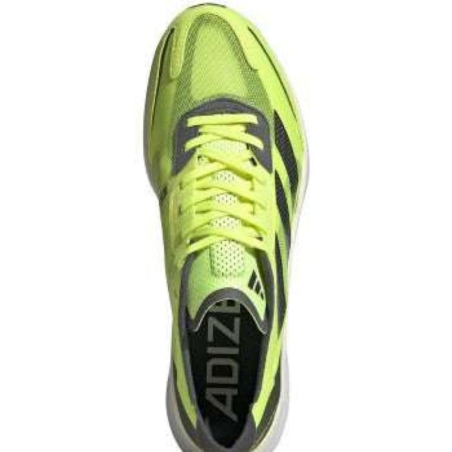 Adidas * | Adidas Men'S Adizero Boston 11 (Solar Yellow/Night Metallic/Beam Yellow)