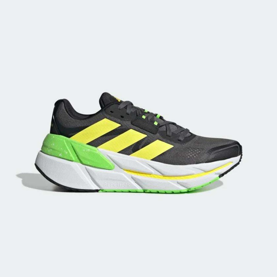 Adidas * | Adidas Men'S Adistar Cs (Grey Five/Beam Yellow/Solar Green)