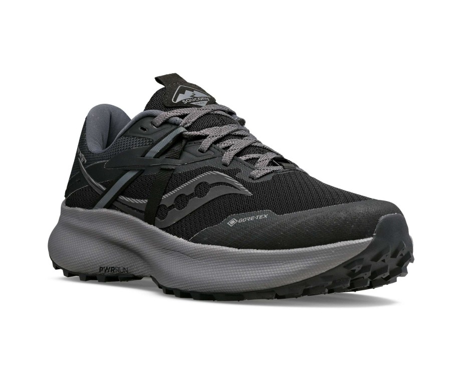 Saucony * | Saucony Women'S Ride 15 Tr Gtx (10 Black/Charcoal)