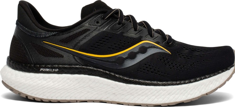 Saucony * | Saucony Men'S Hurricane 23 (45 Black/Vizigold)