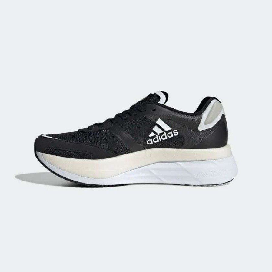 Adidas * | Adidas Women'S Adizero Boston 10 (Core Black / Cloud White / Gold Metallic)