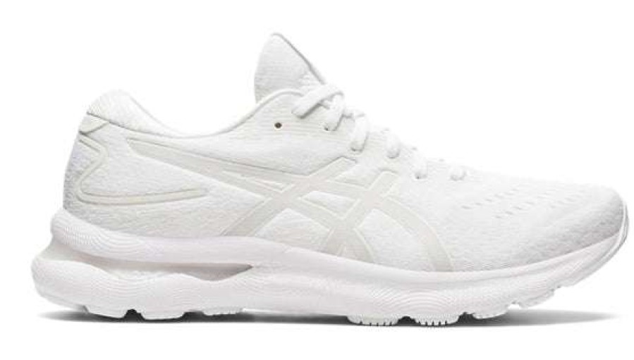 Asics * | Asics Women'S Gel-Nimbus 24 (101 White/White)