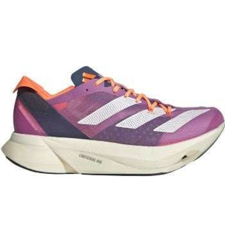 Adidas * | Adidas Unisex Adizero Adios Pro 3 (Pulse Lilac/Footwear White/Solar Orange)