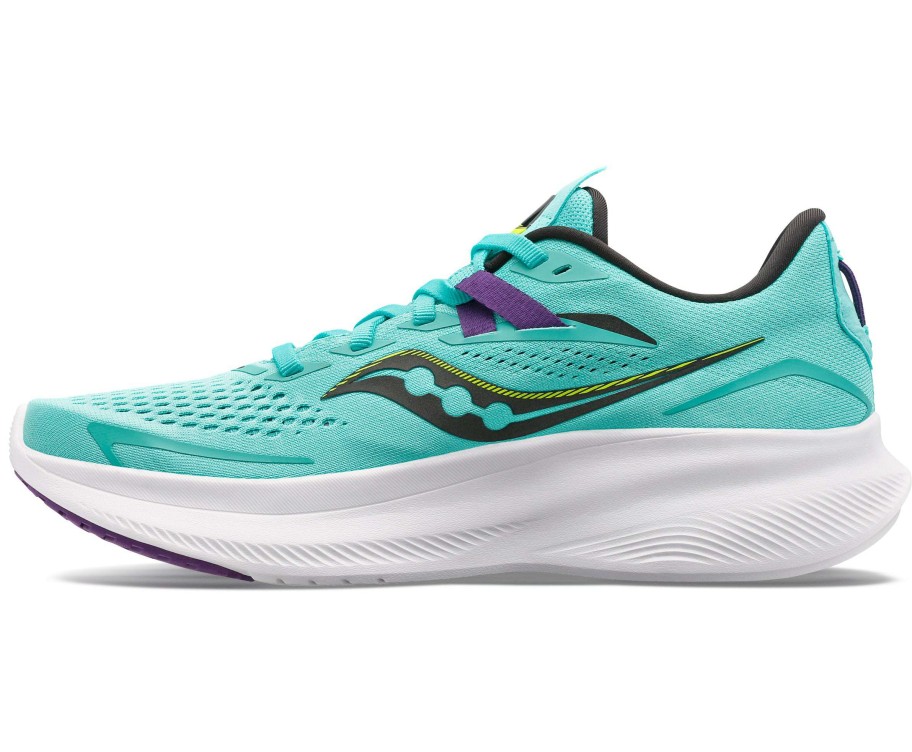 Saucony * | Saucony Women'S Ride 15 (26 Cool Mint/Acid)