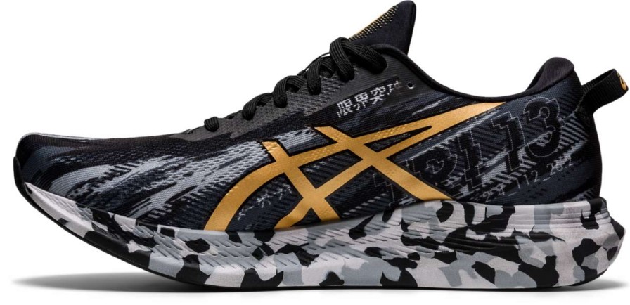 Asics * | Asics Men'S Gel-Noosa Tri 13 (001 Black/Pure Gold)