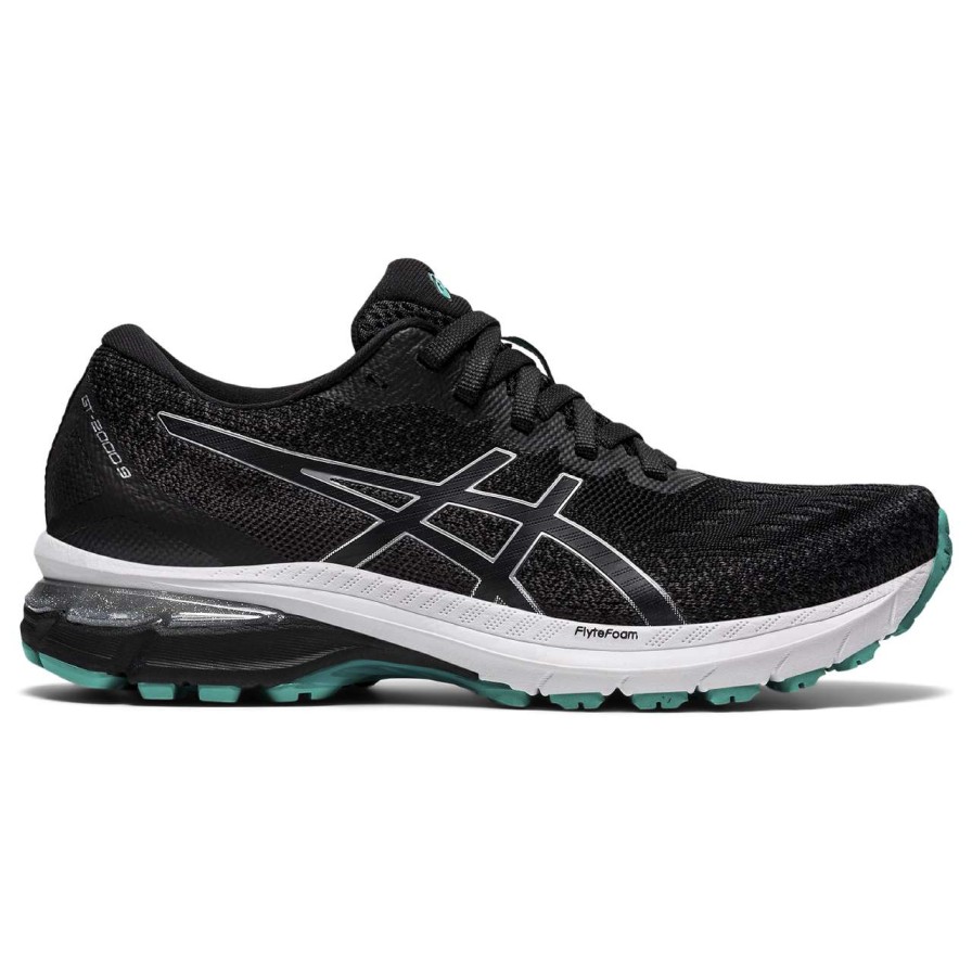 Asics * | Asics Women'S Gt-2000 9 Knit (001 Black/Pure Silver)