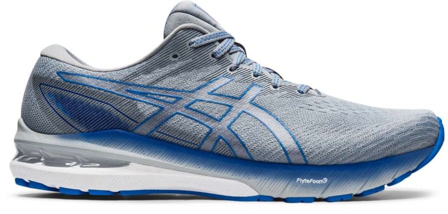 Asics * | Asics Men'S Gt-2000 10 (021 Sheetrock/Electric Blue)