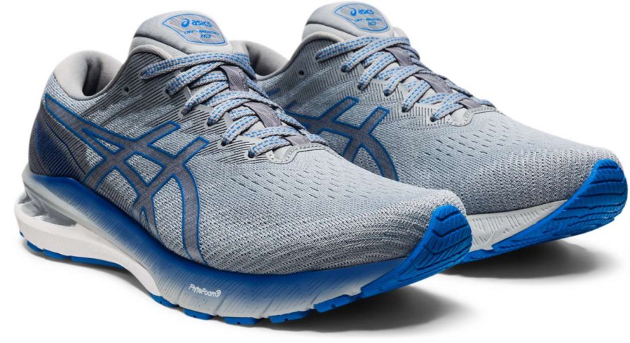 Asics * | Asics Men'S Gt-2000 10 (021 Sheetrock/Electric Blue)