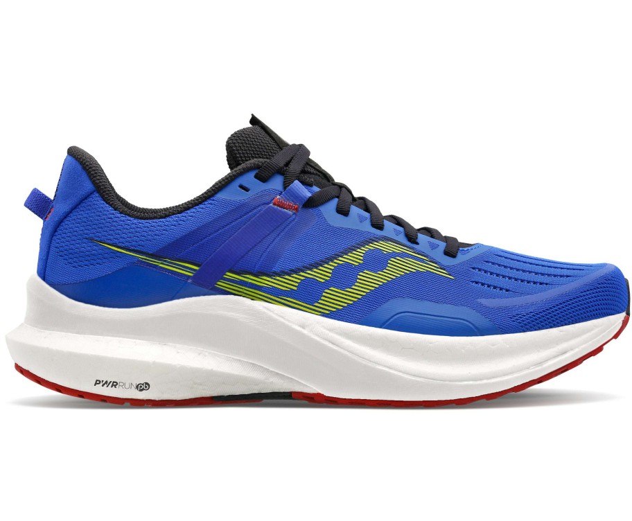 Saucony * | Saucony Men'S Tempus (25 Blue Raz/Acid)