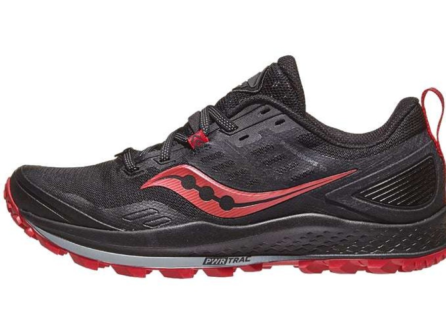 Saucony * | Saucony Women'S Peregrine 10 (20 Black/Barberry)