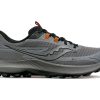 Saucony * | Saucony Men'S Peregrine 13 Gtx (05 Gravel/Black)