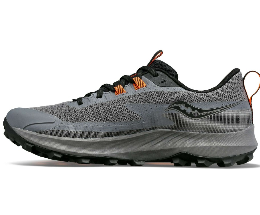 Saucony * | Saucony Men'S Peregrine 13 Gtx (05 Gravel/Black)