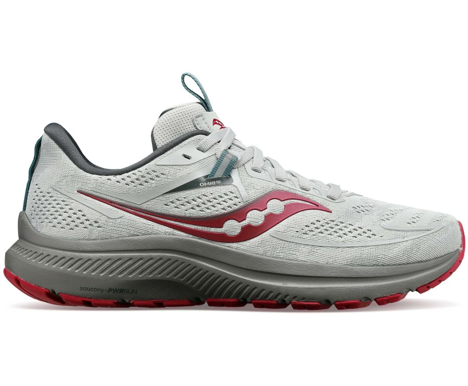 Saucony * | Saucony Women'S Omni 21 (16 Concrete/Berry)