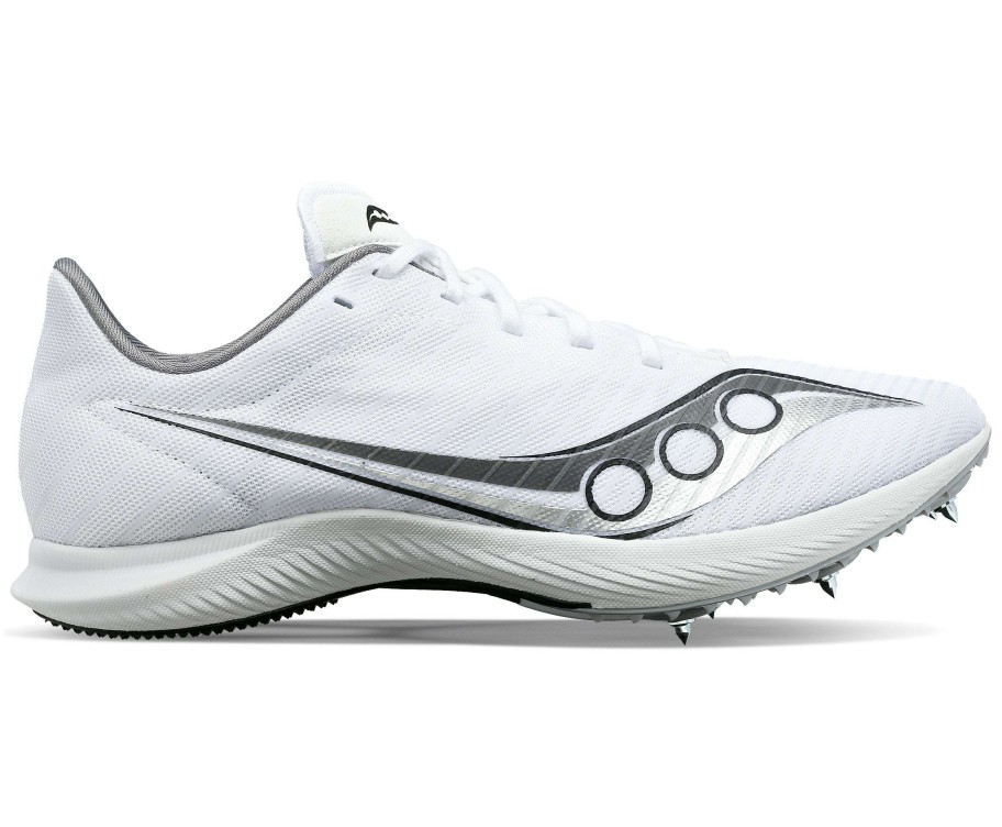 Saucony * | Saucony Men'S Velocity Mp (01 White/Silver)