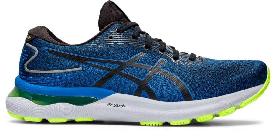 Asics * | Asics Men'S Gel-Nimbus 24 (003 Black/Lake Drive)