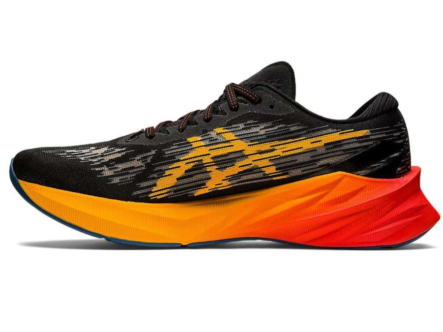 Asics * | Asics Men'S Novablast 3 (001 Black/Amber)