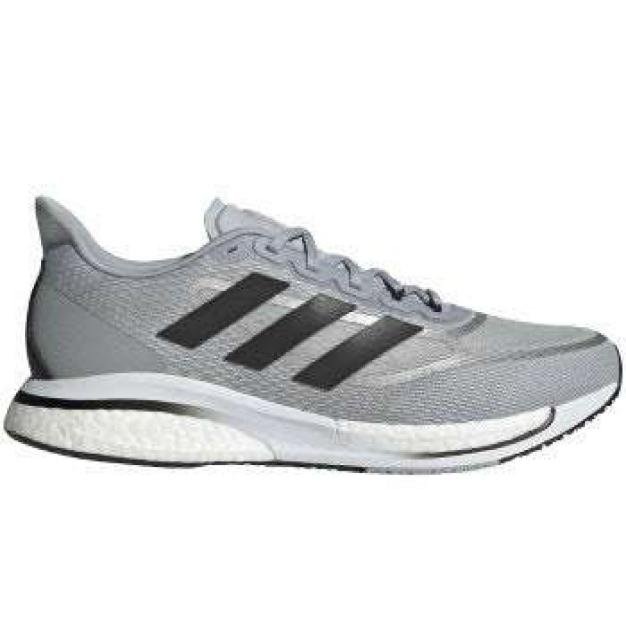 Adidas * | Adidas Men'S Supernova + (Halo Silver/Core Black/Matter Silver)