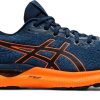 Asics * | Asics Men'S Gel-Nimbus 24 (402 French Blue/Shocking Orange)