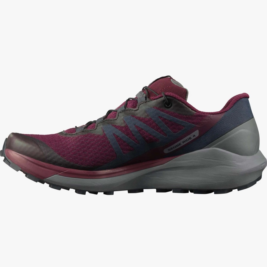 Salomon * | Salomon Women'S Sense Ride 4 (Wine Tasting/Quiet Shade/Ebony)