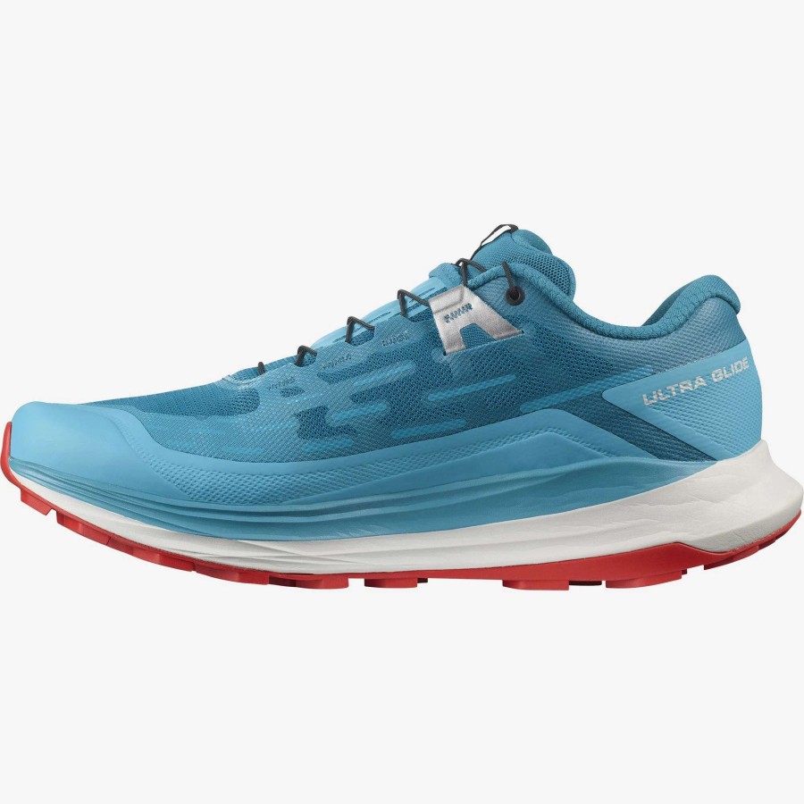 Salomon * | Salomon Men'S Ultra Glide (Crystal Teal / Barrier Reef / Goji Berry)