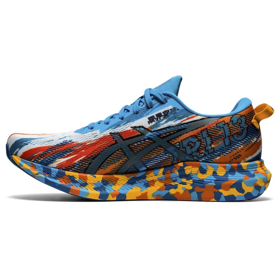 Asics * | Asics Men'S Gel-Noosa Tri 13 (400 Digital Aqua/Marigold Orange)