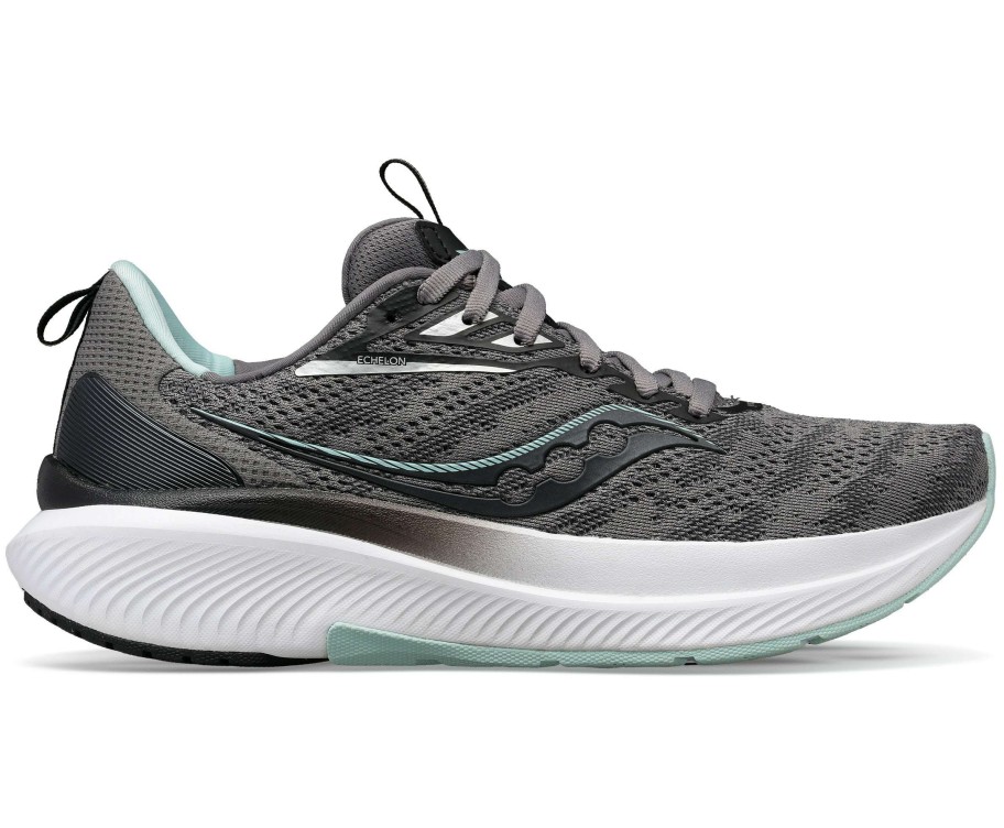 Saucony * | Saucony Women'S Echelon 9 (20 Charcoal/Ice)