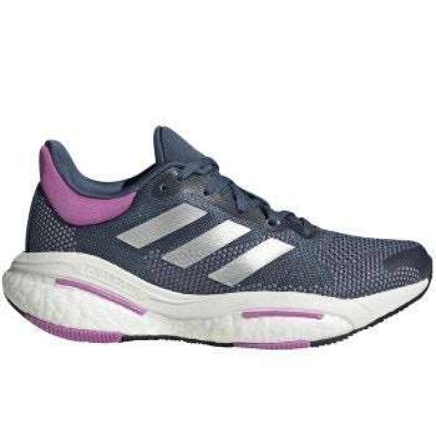 Adidas * | Adidas Women'S Solar Glide 5 (Wonder Steel/Silver/Metallic/Bliss Lilac)