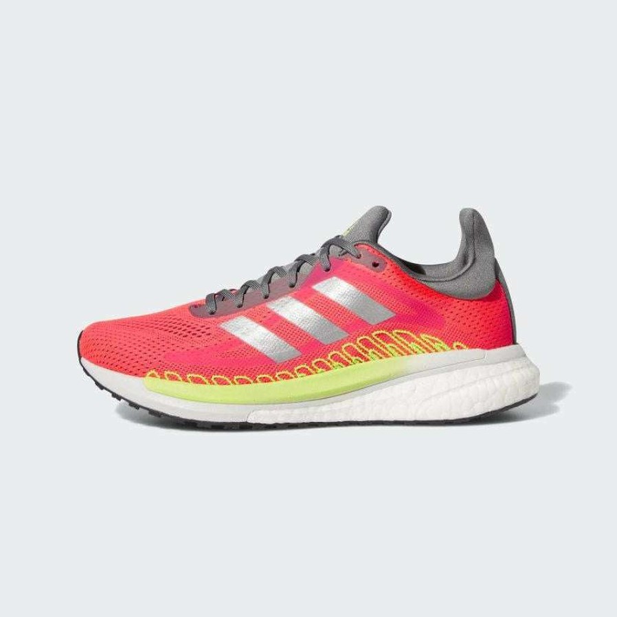 Adidas * | Adidas Women'S Solar Glide St 3 (Fu9084 Signal Pink/Silver Metallic/Signal Green)